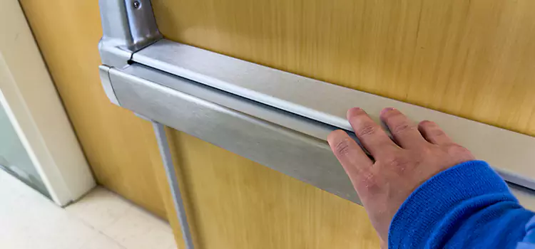 Installing a Push Bar on a Door Avon Lake